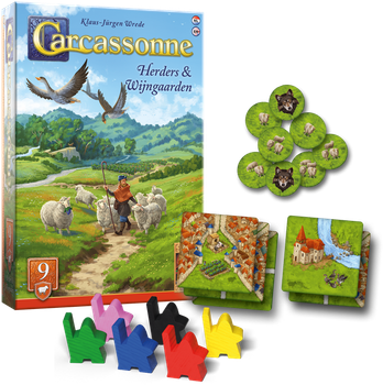 Додаток до гри 999 Games Carcassonne Shepherds and Vineyards (8721184282380)