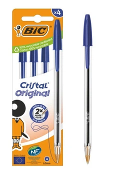 Ручка BIC Cristal Синя 4 шт