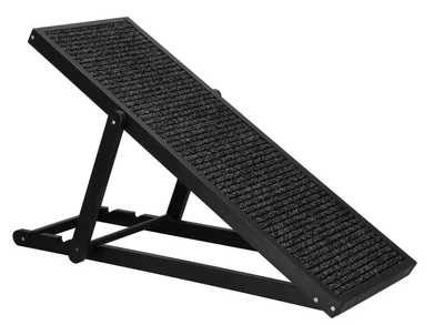 Rampa dla psa Springos 3-stopniowa pochylnia 59 cm DR0001 Czarna
