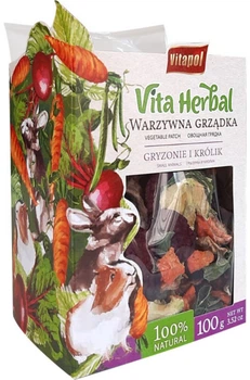 Суміш для прикорму гризунів Vitapol Vita Herbal 4101 овочева грядка 100 г (5904479041012)