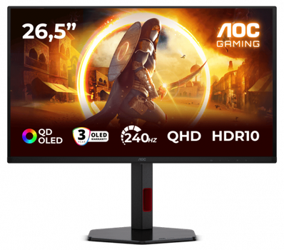 Монитор 26.5" aoc q27g4zdr Black/Red