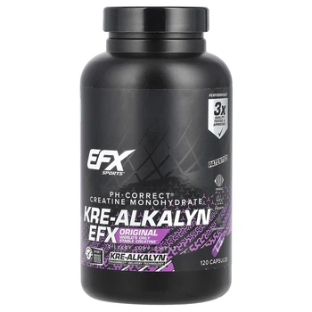 Креатин EFX Sports, Kre-Alkalyn EFX, 120 капсул (11964850)
