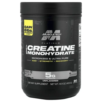 Креатин MuscleTech, Essential Series, Platinum 100% Creatine, Unflavored, 14.11 oz (400 g) (11964821)