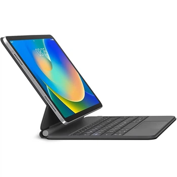 Чехол с Bluetooth - клавиатурой Magic Keyboard для iPad 2025 11" с RGB подсветкой black