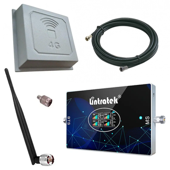 Компактний підсилювач зв'язку та інтернету Lintratek KW20L-GDWL + Антена 17 dB + Внутрішня антена