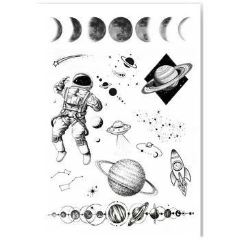 Тимчасові тату-перебивки "Космос" Tattooshka (232202)