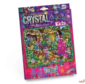 Набір для креативної творчості "CRYSTAL MOSAIC KIDS", "Білосніжка" MiC (38575)