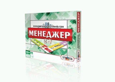 Настільна гра "Менеджер" велика Strateg (18480)