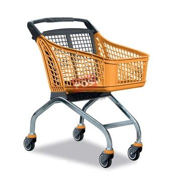 Супер компактная покупательская тележка 100л, Турция, Urika Оранжевый