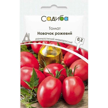 Насіння Томату Бадваси Новічок рожевий, 0,2 г, СЦ Традиція