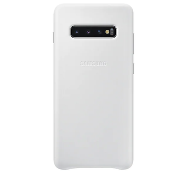 Чохол Leather Cover для Samsung Galaxy S10 Plus (G975) (EF-VG975LWEGRU) White