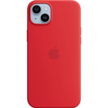 Чохол Silicone Case with MagSafe для Apple iPhone 14 Plus (MPT63) Red