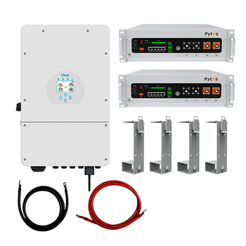 Комплект автономного энергоснабжения Deye SUN-12K-SG02LP1-EU 12kW + Pytes V5 10.24kWh White