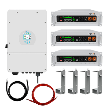 Комплект автономного энергоснабжения Deye SUN-12K-SG02LP1-EU 12kW + Pytes V5 15.36kWh White