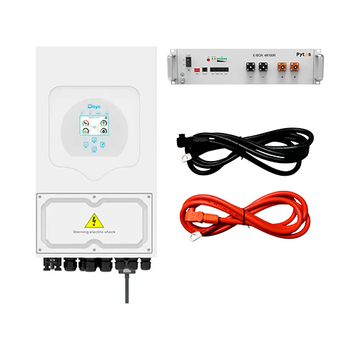 Комплект автономного енергозабезпечення Deye SUN-5K-SG05LP1-EU 5kW + Pytes E-Box 48100R 5.12kWh White