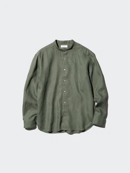 Рубашка Uniqlo розмір XL оливкова (56) (468756)