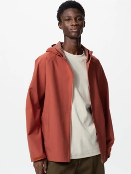 Дощовик Uniqlo розмір S помаранчевий (27) (475033)