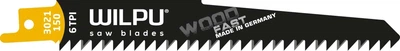 Набір полотен WILPU до шабельної пилки 130 мм x 4 мм 6 TPI 5 шт. (1221500005)