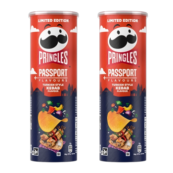 Набор Чипсы 2шт Pringles Passport Flavours Turkish Style Kebab 165g