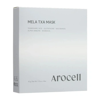 Гідрогелева маска з транексамовою кислотою, глутатіоном та арбутином Arocell Mela TXA Mask, 4 шт