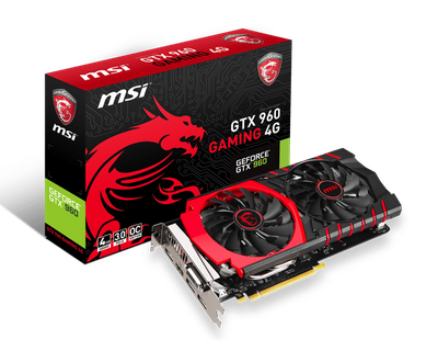 Видеокарта GeForce GTX 960 4GB MSI Gaming (GTX 960 GAMING 4G) Б/У