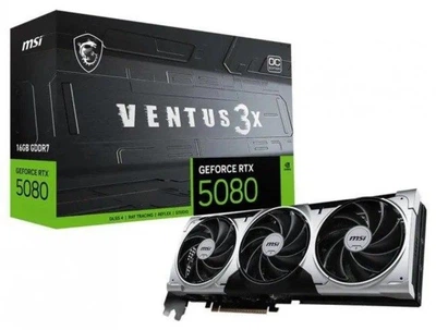 Відеокарта MSI GeForce RTX 5080 16G Ventus 3X OC Plus (2814238857)