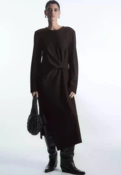 Сукня жіноча COS power-shoulder midi dress 1194849003 М Коричневий