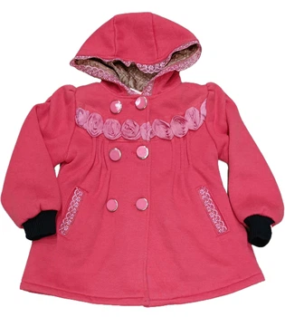 Пальто деми для девочки р.XXL (110-116 см) красное
