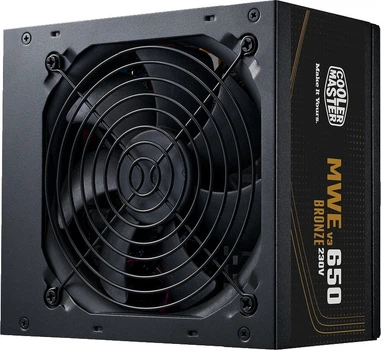 Блок живлення Cooler Master MWE Bronze 650 V3 230V (MPE-6501-ACABW-3BEU)