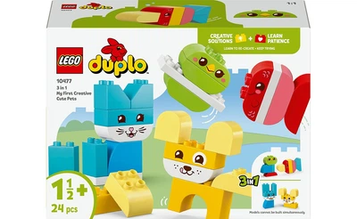Конструктор LEGO Чарівні творчі домашні улюбленці 3 в 1 24 деталей (10477)