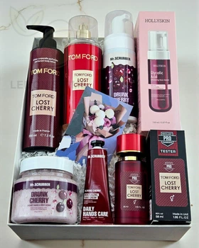 Подарочный набор косметики No Brand в стиле Tom Ford Lost Cherry 7 в 1 ver.02