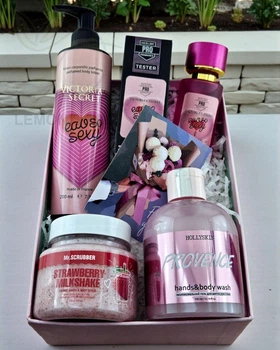 Подарочный набор косметики No Brand в стиле Victoria's Secret Eau so Sexy 4 в 1 ver.02