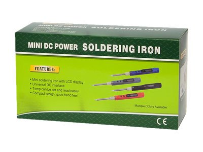 Паяльник міні Prolech 3897 DC 12V-24 В 10-30 Вт LCD ZD8950 (5900804108399)