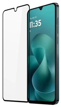 Защитное стекло для Motorola G06 Power / проклейка по всей плоскости экрана