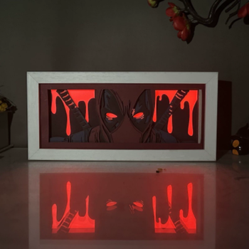 Світильник нічник 3D Марвел Дедпул Marvel Deadpool 20 см NL3D M DP 01