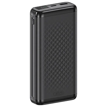 Повербанк портативний акумулятор Power bank XO PB309 Digital charge 22.5W 20000 mAh Black