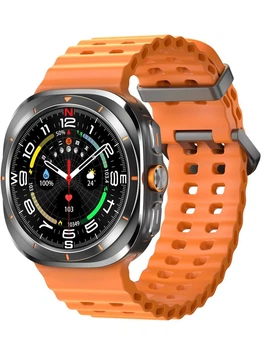 Смарт часы Lexego HD8 Ultra 47 мм Smartwatch Умные часы с Bluetooth, GPS, компасом, спортивными режимами, пульсометром, мониторингом здоровья и активности, спортивный трекер с 2 ремешками в комплекте Orange HD8Ultra-47O