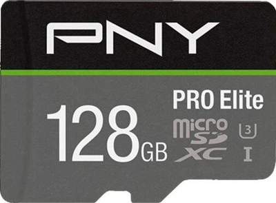 Karta pamięci PNY Pro Elite microSDXC 128GB Class 10 + Adapter SD (P-SDU128V31100PRO-GE)