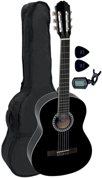 Классическая гитара GEWA Basic 3/4 Black + чехол, тюнер, медиаторы (G-PS510176)