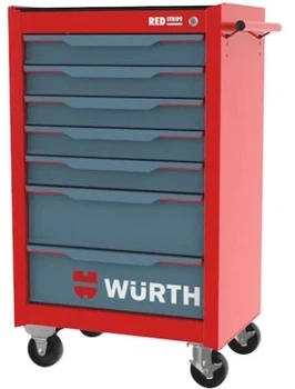 Тележка инструментальная Wurth STANDARD 8.4 7 RED STRIPE (5584841007)