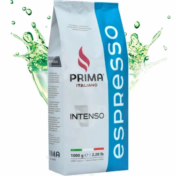 Кава зернова Prima Italiano Espresso INTENSO 1кг (50% арабіки, 50% робусти) | Prima Italiano intenso | Cвіже обсмажування