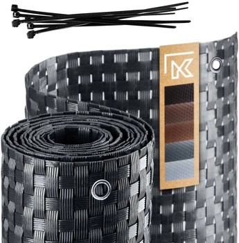 Osłona balkonowa Kadax Espa 0.9x6 m Antracyt (K988)