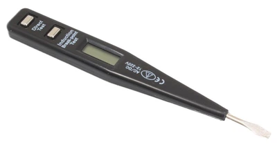 Цифровой тестер индикатор напряжения 12-250V отвертка с LCD дисплей SATRA S-VT250V (Код7036)