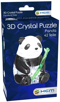 3D пазл Crystal HCM Kinzel Ведмедик Панда 42 деталі (4018928591438)