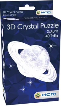 Puzzle 3D Crystal HCM Kinzel Saturn 40 elementów (4018928030098)