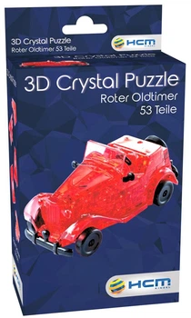 3D пазл Crystal HCM Kinzel Автомобиль красный 53 детали (4018928591353)