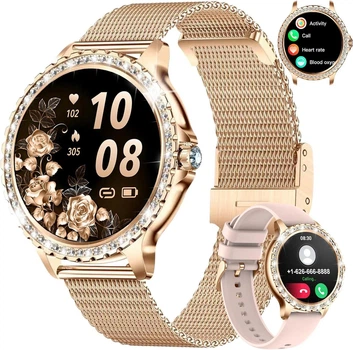 Смарт-часы для женщин LIGE LuxeTouch Smart Watch
