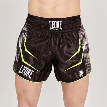 Шорти для тайського боксу Leone Performance Fluo Black L
