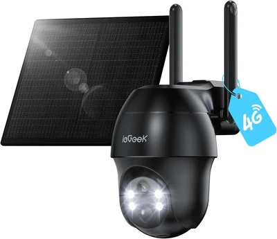 Сотовая солнечная камера видеонаблюдения для улицы ieGeek 3G/4G LTE Б/У