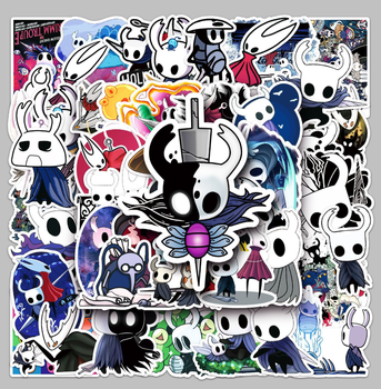 Набор виниловые наклеек стикеров на авто телефон ноутбук Hollow Knight Халлоунест для оклеивания стикербомбинг 50шт (AN)34501